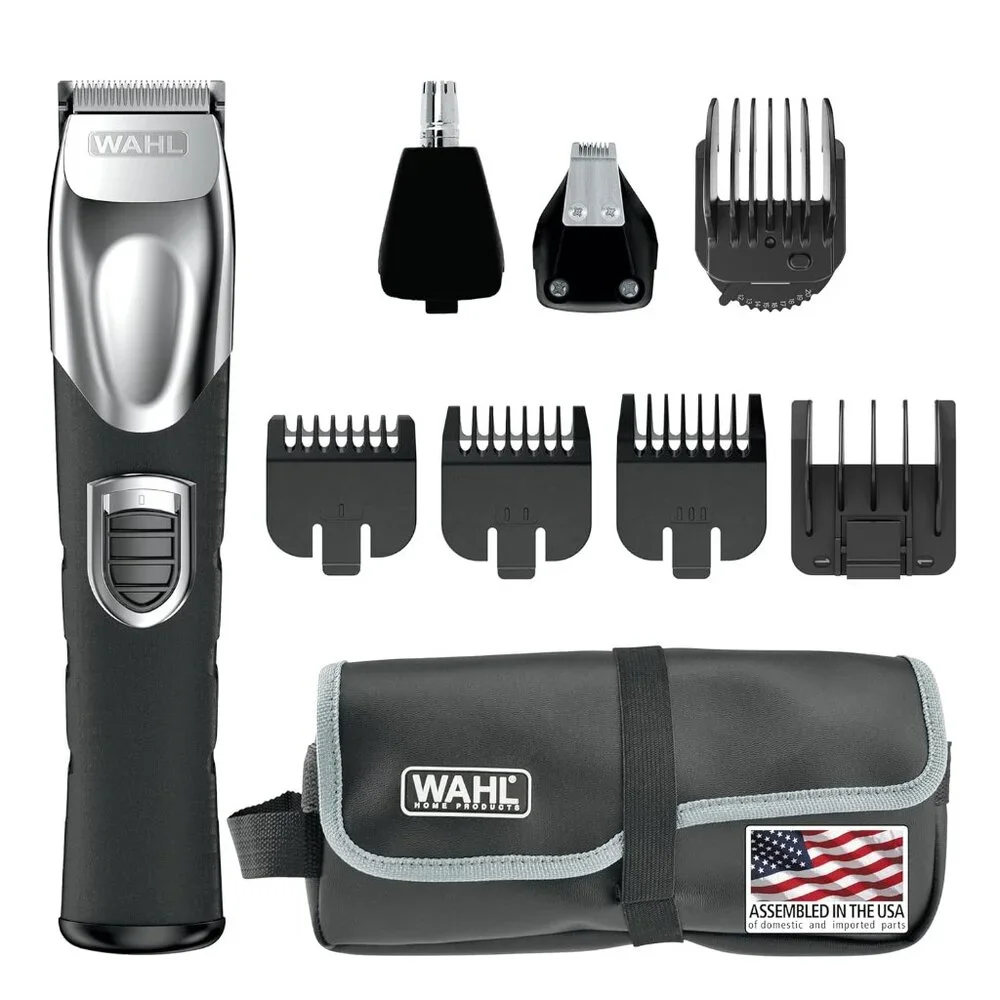 Precision Lithium-Ion Beard Trimmer & Grooming Set with Quick Charge Feature